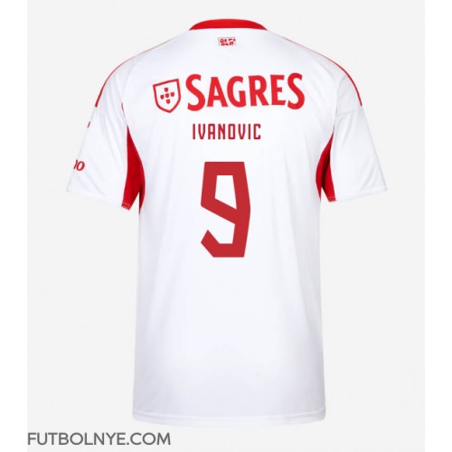 Camiseta Benfica Franjo Ivanovic #9 Tercera Equipación 2025-26 manga corta